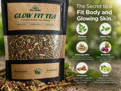 Glow Fit Tea – Organic Herbal Wellness Blend